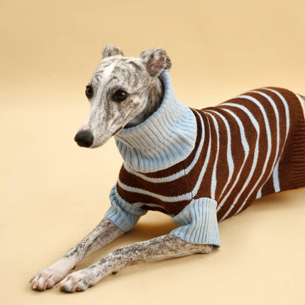 Bluebell Stripes Cozy Knit Sweater For Warm Comfort