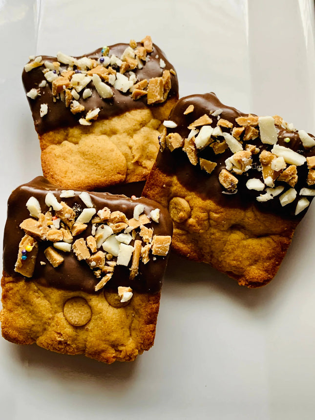 All Natural Peanut Butter Bark Bar Treat Preservative Free