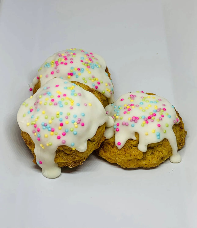 Snicker Poodle Cake Balls All Natural Vanilla Icing