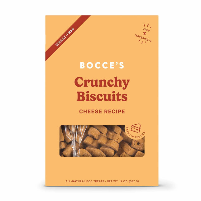 Bocce's Bakery Cheese Biscuits Boxes Dog Treats 14oz