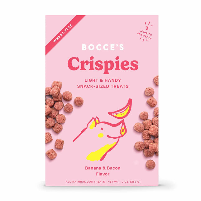Bocces Bakery Banana And Bacon Crispies Dog Treats 10oz