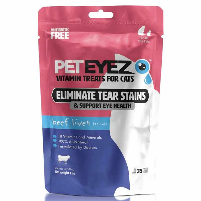 Pet Eyez Vitamin Treats For Cats Beef Liver Formula 1 Oz