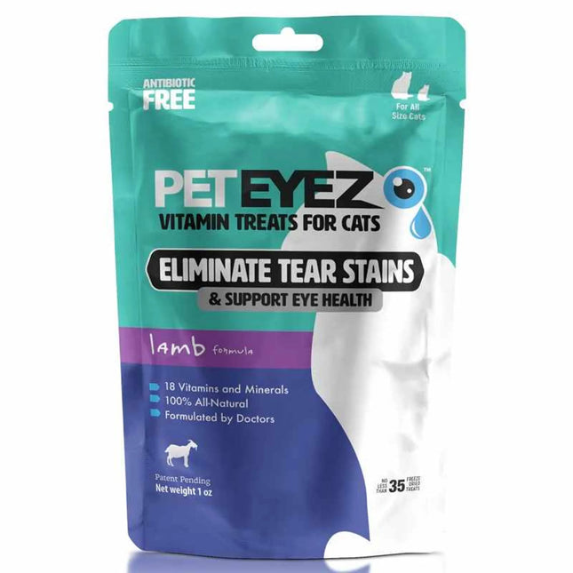 Pet Eyez Vitamin Treats for Cats Lamb Formula 1oz Premium
