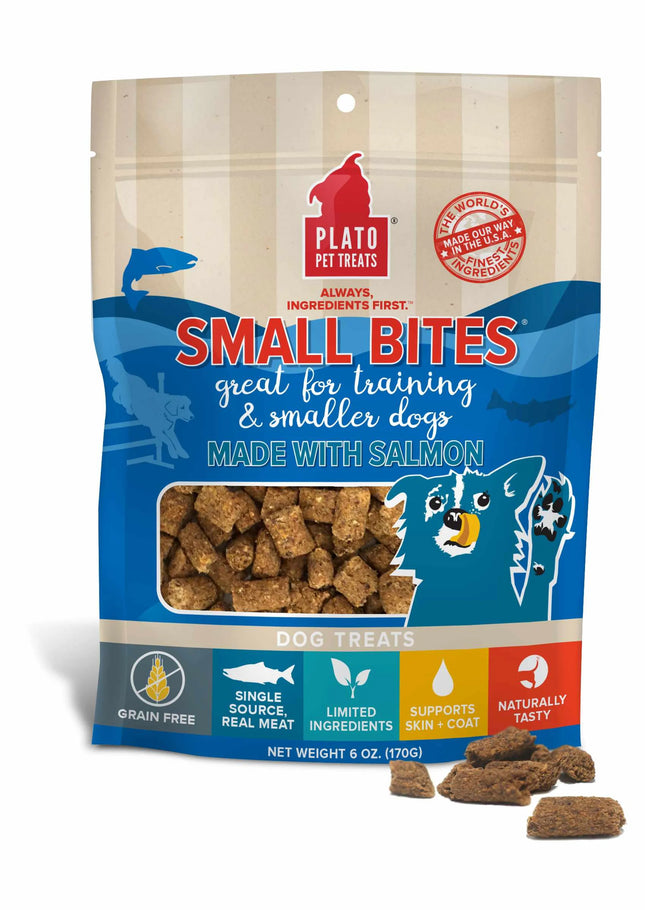 Plato Small Bites Salmon Training Treats Air Dried