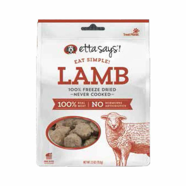 Etta Says Eat Simple Lamb FreezeDried Dog Treats 2.5oz