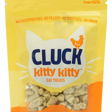 Kitty Kitty Cluck Freeze Dried Chicken Treat Catnip Coating