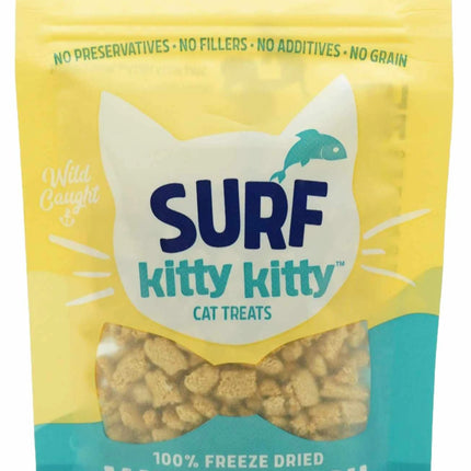 Surf Kitty Freeze Dried White Fish Treat With Krill