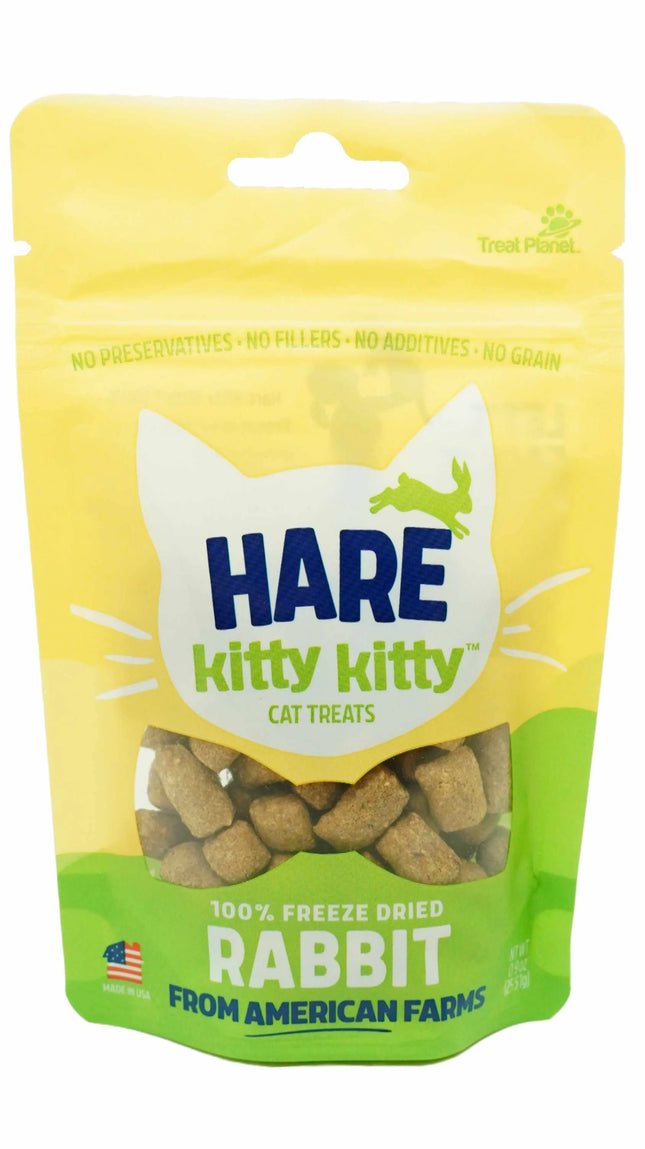 Kitty Kitty Hare Freeze Dried Rabbit Treat 0.9oz Bag