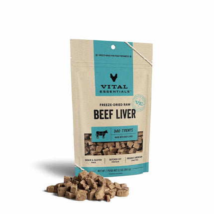 Vital Essentials Freeze Dried Beef Liver Dog Treats