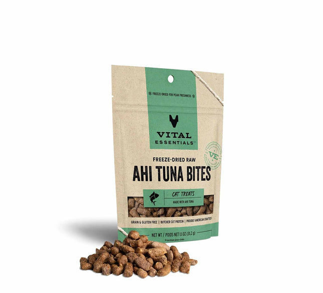 Vital Essentials FreezeDried Ahi Tuna Bites Cat Treats