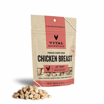 Vital Essentials Freeze Dried Chicken Breast Cat Treats