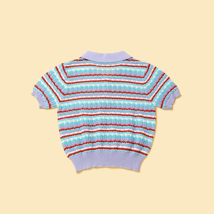 Pet And Me Crochet Polo Shirt For Dogs Short Sleeve