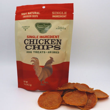 Chicken Chips Dog Treats Single Ingredient Made In USA
