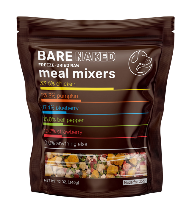 Chicken Mix 12oz Cage Free Dog Trail Treat Freeze Dried