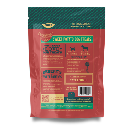 Sweet Potato Chips Dog Treat Single Ingredient Crunchy
