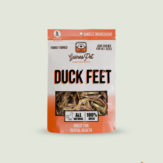All Natural Duck Feet Treats For Dogs Protein Joint Support