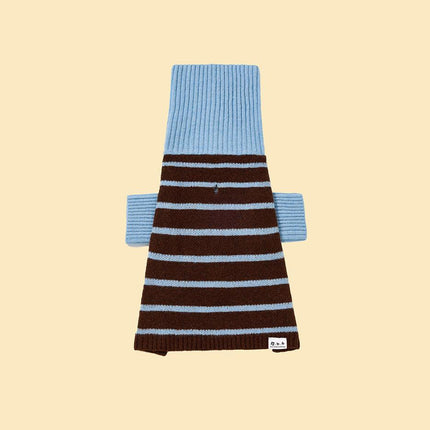 Bluebell Stripes Cozy Knit Sweater For Warm Comfort