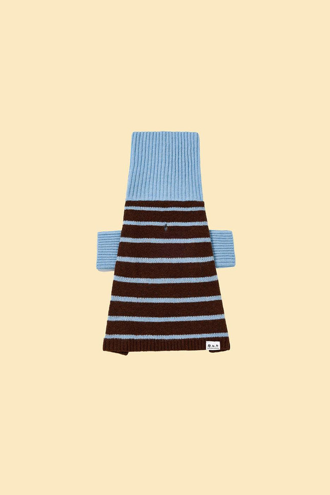 Bluebell Stripes Cozy Knit Sweater For Warm Comfort