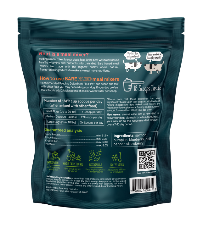 Sockeye Salmon Trail Mix 6oz Freeze Dried Protein Snack