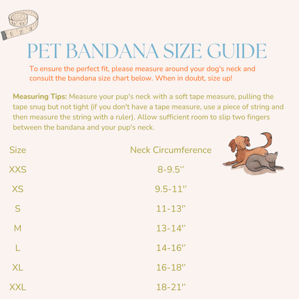 Picnic Bliss Floral Gingham Print Bandana for Small Dogs